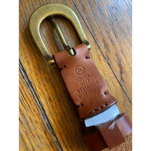 FOSSIL Boho Embossed Brown Leather Belt sz XL - Picture 7 of 10